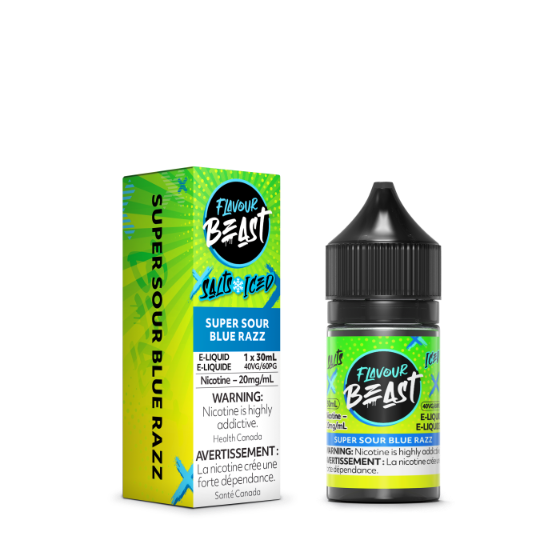 Flavour Beast Juice Nic Salt - Super Sour Blue Razz