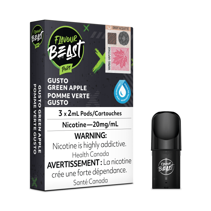 Flavour Beast Pod - Gusto Green Apple