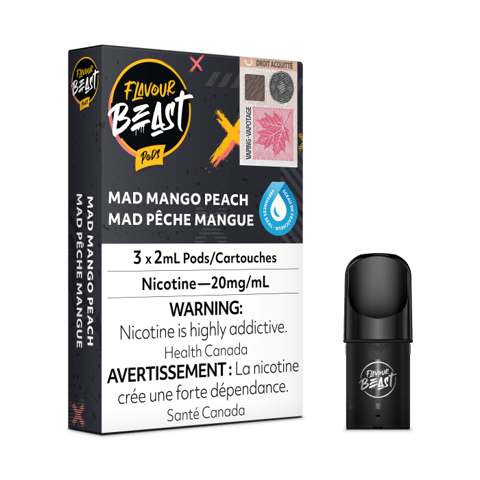 Flavour Beast Pod - Mad Mango Peach
