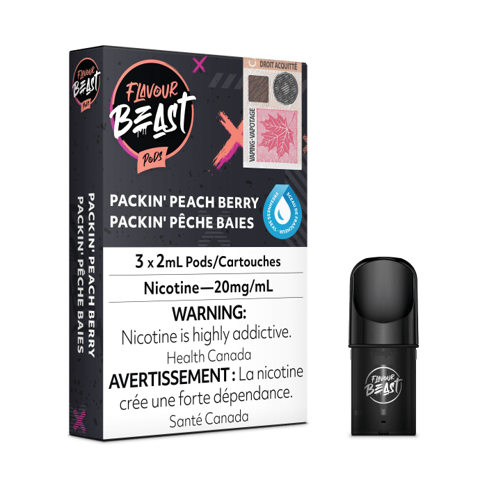 Flavour Beast Pod - Packin' Peach Berry