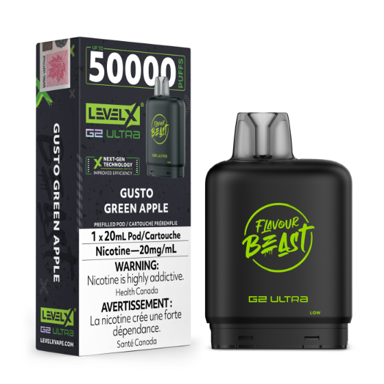 Flavour Beast Level X G2 Ultra 50K Puffs Pods