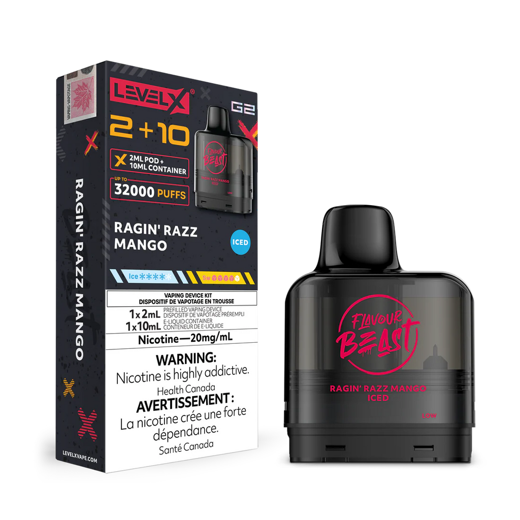 Flavour Beast Level X G2 (2+10) 32K Puff Pods