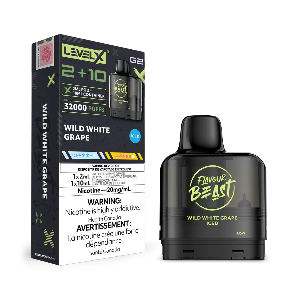 Flavour Beast Level X G2 (2+10) 32K Puff Pods