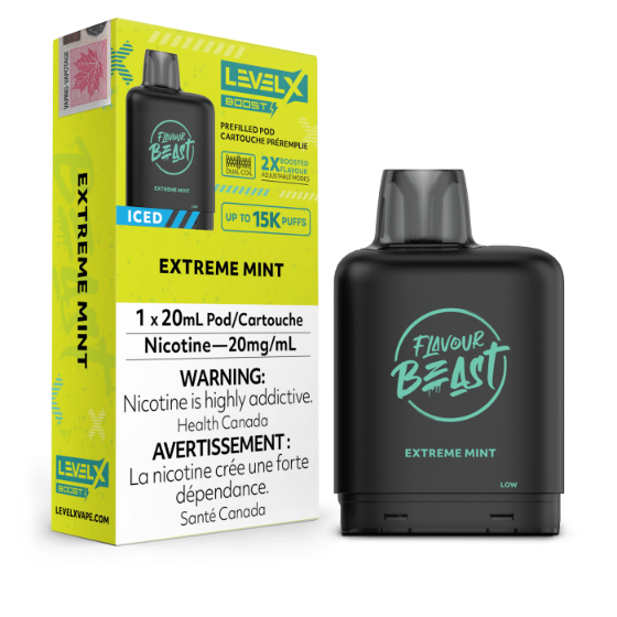 Flavour Beast Level X Boost (15000 Puffs) Pods