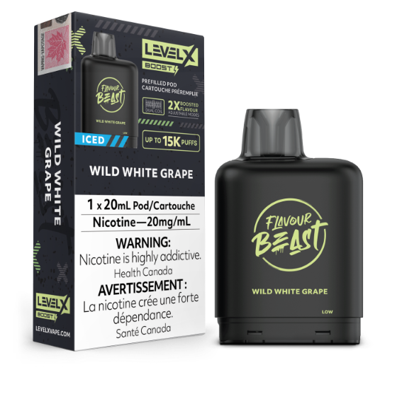 Flavour Beast Level X Boost (15000 Puffs) Pods