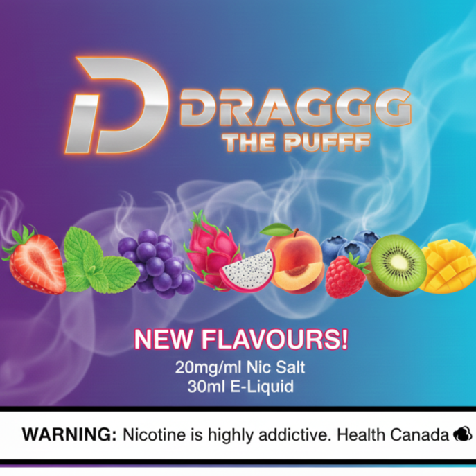 DRAGGG THE PUFFF Nic Salt Juice