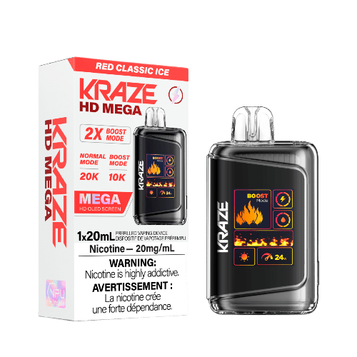 Kraze HD Mega 20K Disposable Vape