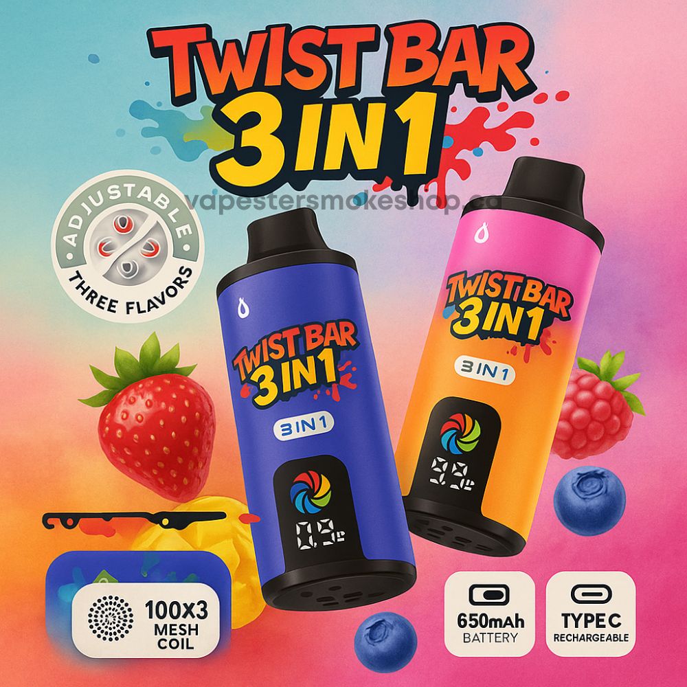 Twist Bar (3 in 1) 30K Puffs Disposable Vape